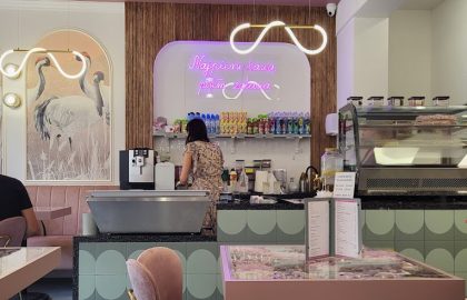 kawiarnia kwiatowa wejherowo piękna projektowanie wnętrz gdańsk lokal gastronomiczny projekt