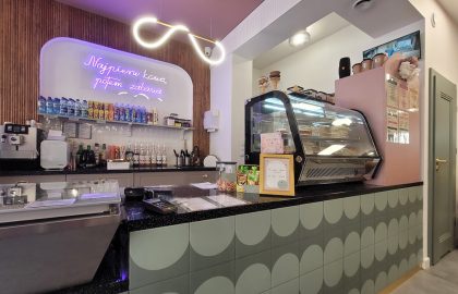 piękna kawiarnia trójmiasto kawa desery ciasto projektowanie wnętrze gdańsk architgekt wnętrz gdynia aranżacja wnętrza warszawa